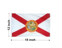 12"x18" Florida Nylon Outdoor Flag